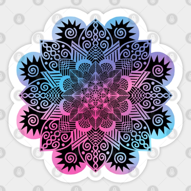 Mandala Sticker by Morishasha